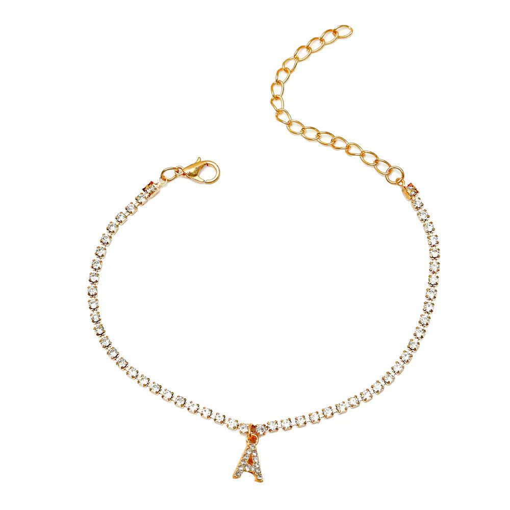 Signature Letter Anklet