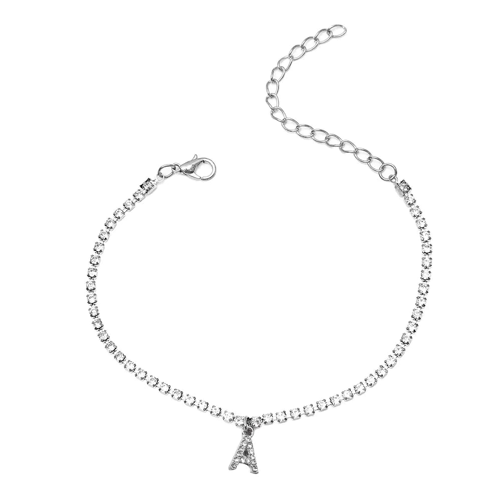 Signature Letter Anklet