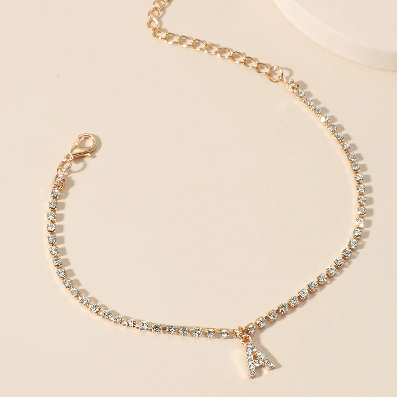 Signature Letter Anklet